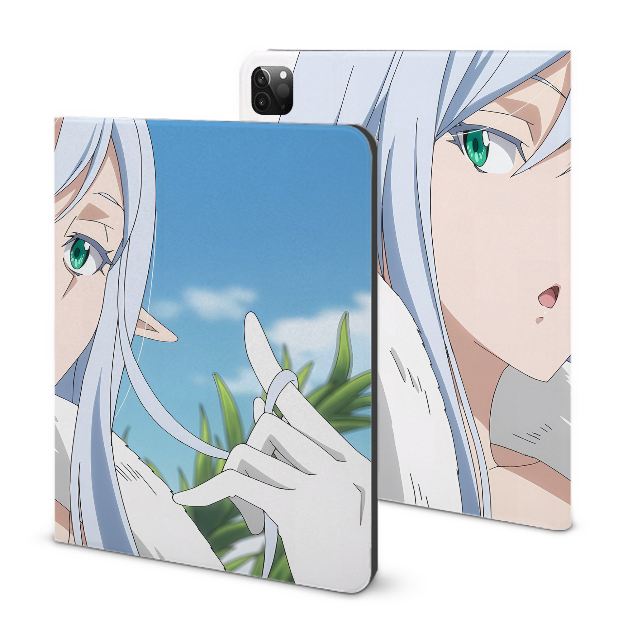 （画像用） 転スラ Regarding Reincarnated to Slime IPadケース ペンホルダー付き ブックスタイルデザイン